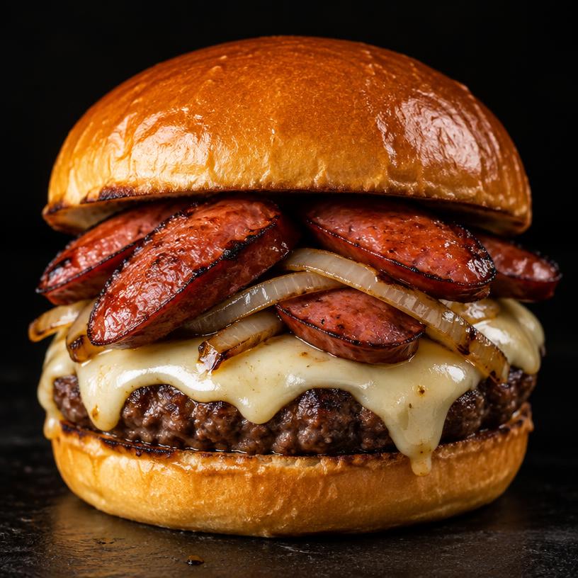 Lanche X-Linguiça